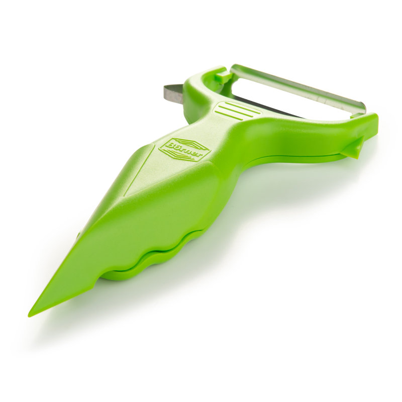 Éplucheur de légumes / fruits Borner 6 en 1, vert, Vert