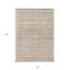 Tapis extérieur lavable rayé en terre cuite 10 pi x 14 pi