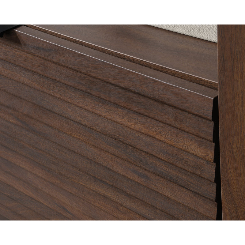 Englewood Spiced Mahogany Lateral File Credenza with Adjustable Shelf