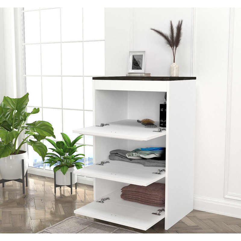 Commode combinée 3 tiroirs l 18,4 po Boughner