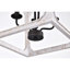 Lustre lumineux de style moderne campagnard 14 pouces Valeria