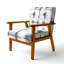 Chaise rembourrée Rustic Lodge-1254426705