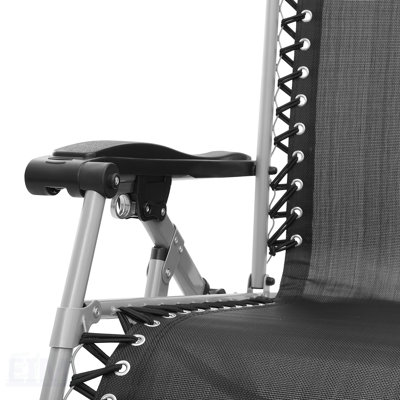 26 Inch Zero Gravity Recliner Lounge Chair For Indoor & Outdoor Use, Heavy-Duty And Comfortable