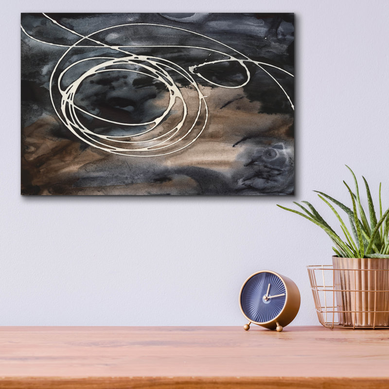 «Midnight Swirl II» par Regina Moore, H 12 po x l 16 po x P 0,13 po
