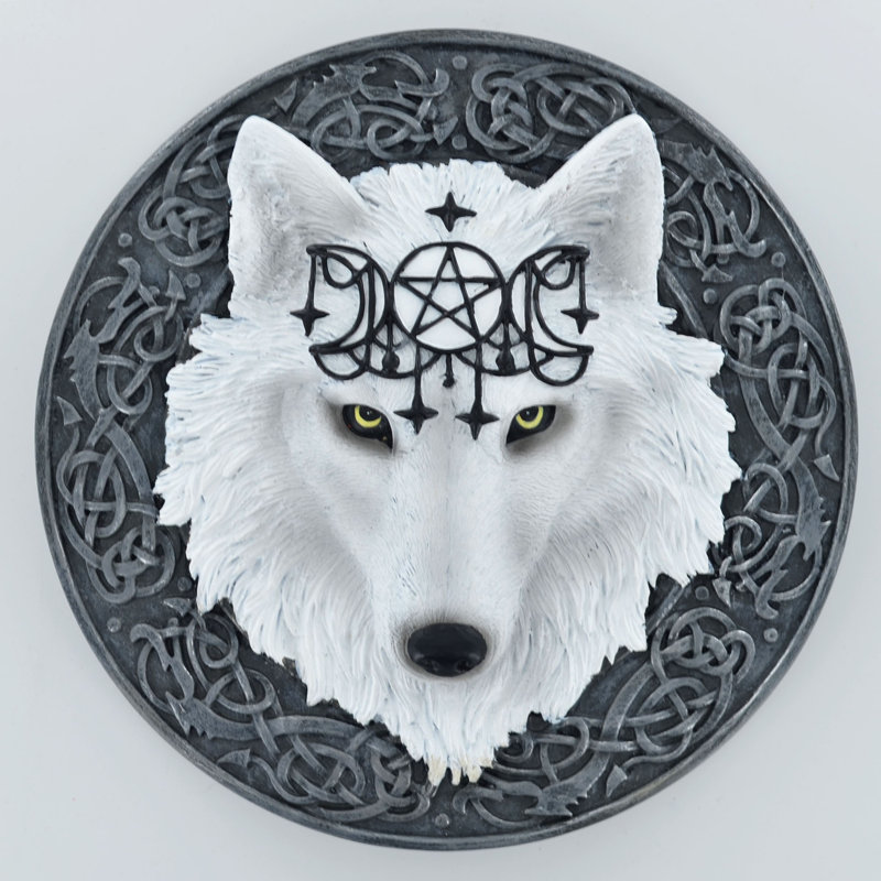 Rustic Fantasy & Sci-Fi Wall Decor on Resin, White