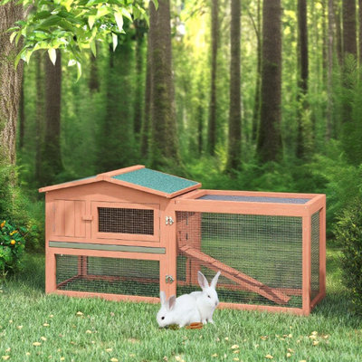 Cage à lapin pour l'extérieur, cage à lapin pour l'extérieur en bois, petit animal