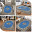 Tapis à motif floral lavable Rubeena-2110227496