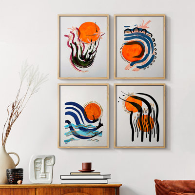 «Earth Gravure I», ensemble de 4