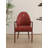 Modern Light Luxury Solid Wood Ebony Backrest Dining Chair