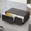 Table basse moderne et intelligente avec réfrigérateur intégré, haut-parleur Bluetooth, chargement sans fil, panneau de commande tactile, Interface USB