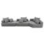Canapé modulaire surdimensionné surdimensionné, ensemble de canapé de plancher Boucle de luxe, canapé convertible compressé, canapé spacieux rempli de mousse, combinaison libre,-1784856020-1784856021-1784856022