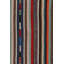 1950S Vintage Chaput Kilim Rug In Polychromatic Stripe Patterns, Multicolor