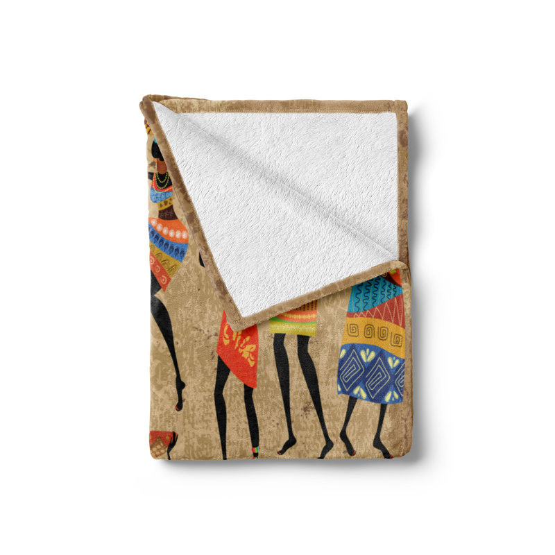 Hand Woven Throw Blanket, 50" x 60"