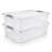 Sorbus Clear Underbed Storage Bins With Lids And Handles 40qt Capacity Organizer Boxes, Set of 2-567138115