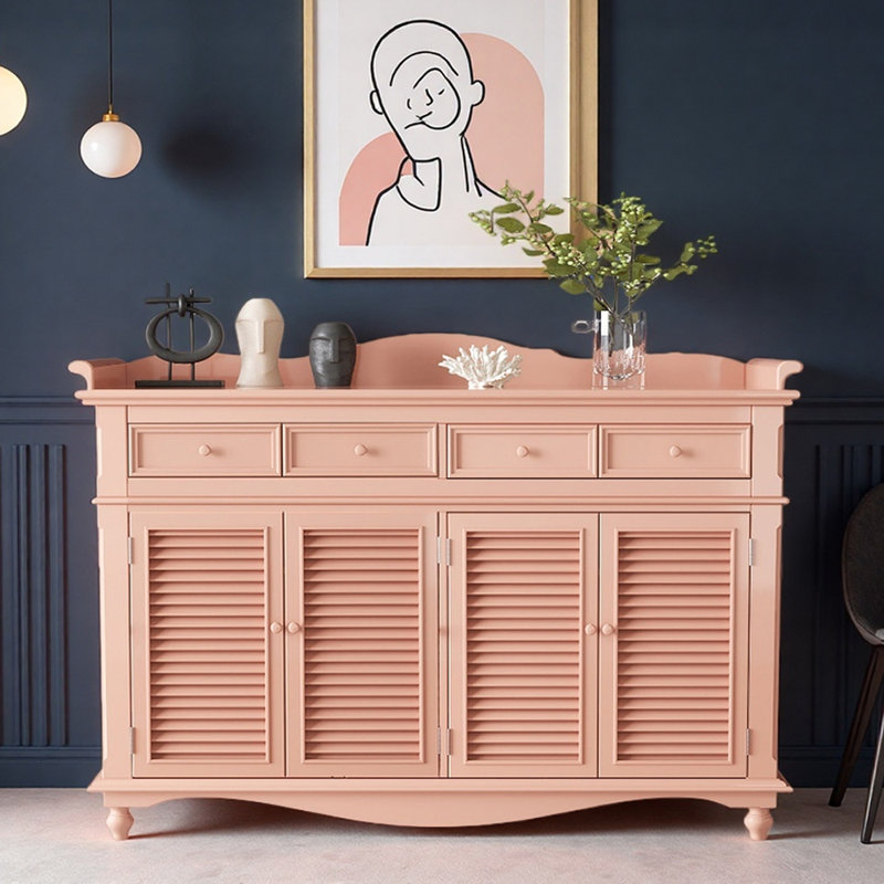 Armoire de vestibule American Country, Rose
