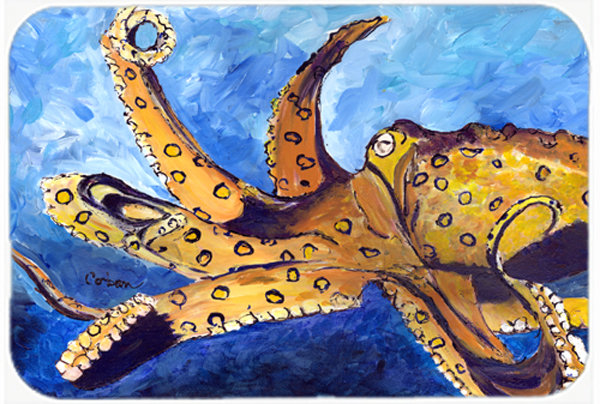 Zoomie Kids Broussard Octopus Glass Cutting Board