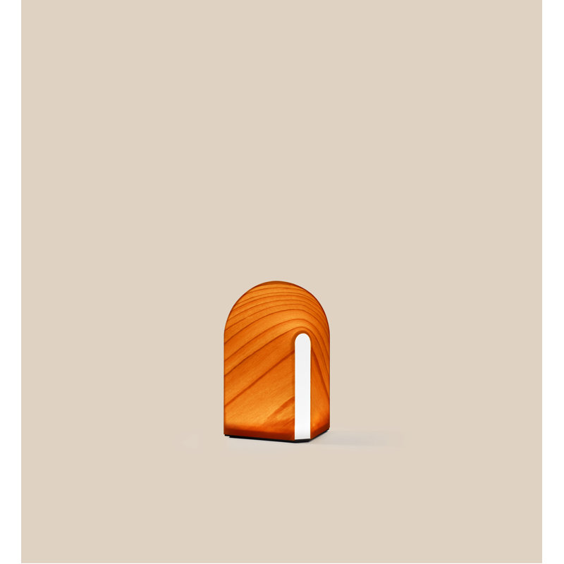 Lampe de table Igloo, H 7,1 po, Orange, Intensité réglable