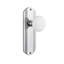Deco Plate with White Porcelain Door Knob-250638241-250638236