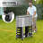 70QT Oval Freezer Patio Cooler Cart-114530811