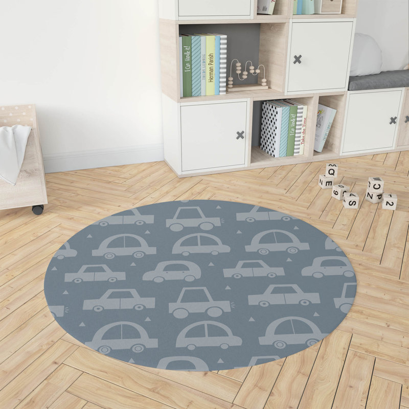 Tapis de jeu pour enfants Driveway, Bleu