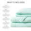 Drap simple TG 3 pièces - 100% molleton, ultra doux et confortable, boulochage, lavable à la machine, drap plat, taie d'oreiller ajustée