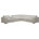Silver Gray Genuine Leather