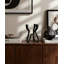 Porte-chandelle moderne en métal et aluminium avec un design incurvé contemporain et unique avec support de bougie pilier contemporain pour la décoration intérieure-1404880271-1404880269