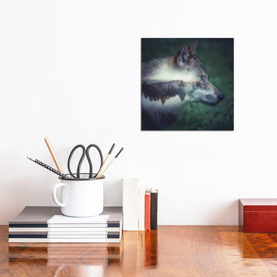 Wolf 1 Piece Wall Art on Canvas