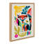 «Mid Century Modern Fox» par Rachel Lee, 3 oiseaux, reproduction d'art sur toile encadrée-1253568144-1253568175