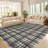Modern Machine Washable Area Rug 8x10 Large Living Room Rugs Non-Slip Rugs for Bedroom Ultra Soft Stain Resistant Carpet Thin Tartan Throw Rugs-1172382331