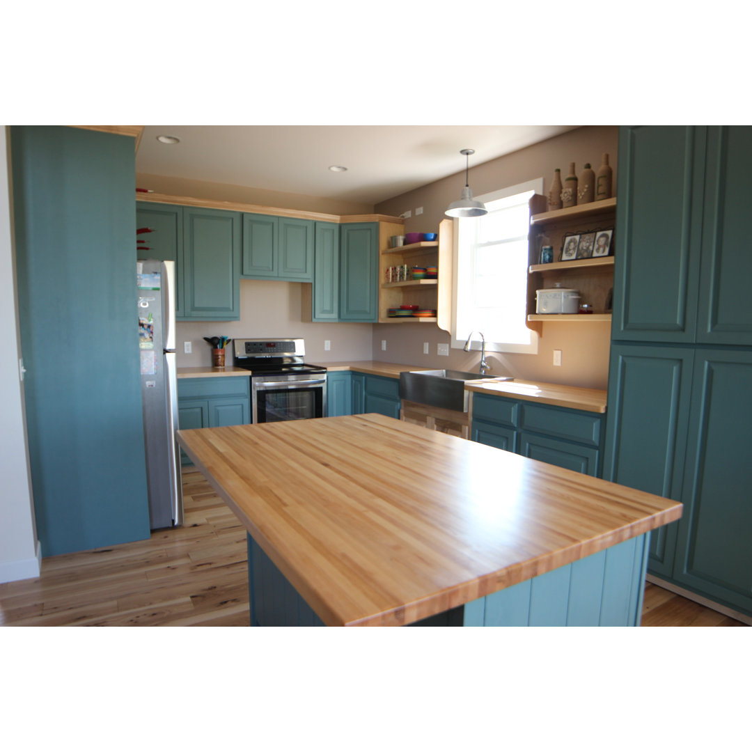 36'' W Solid Wood Rectangular Pencil Edge Table Top Forever Joint Tops 