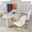 Bureau de luxe en pierre frittée clair-1476814016