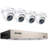 8CH DVR Security Camera System, 4pcs 1080P Dome Outdoor Security Cameras, Motion Detection