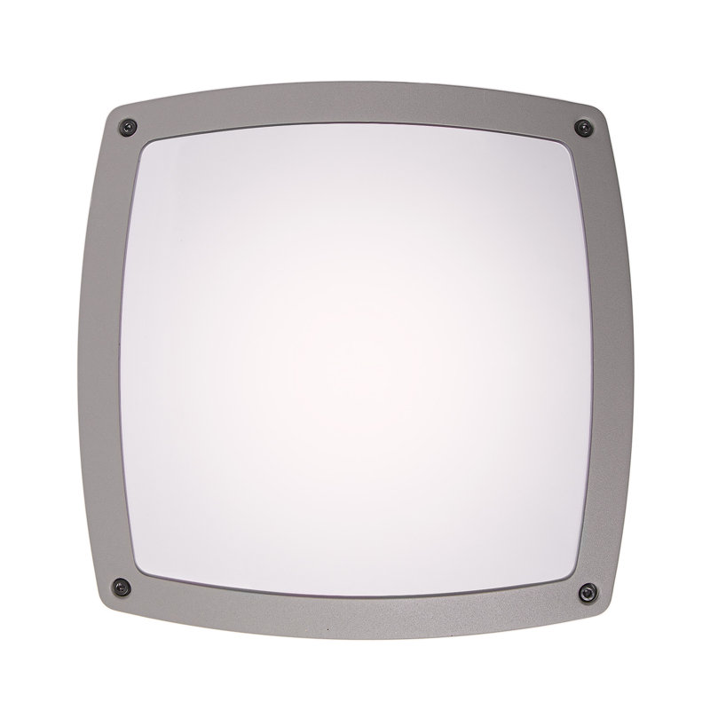 Olyphant 30cm H Outdoor Flush Mount, Silver