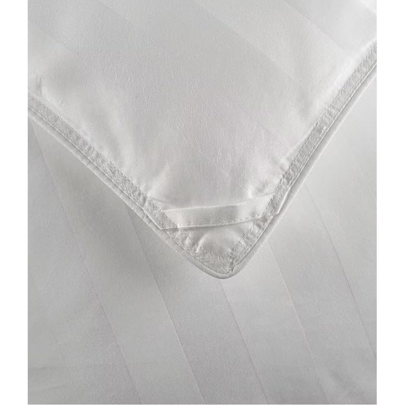 Housse de couette et insert, Housse de couette pour lit simple, Rayé blanc