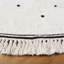Tapis ivoire / noir tissé à la main Huler-2130035543