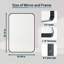 Stylish Aluminum Framed Mirror with Rounded Corner for Elegant Home Decor-512941706-513305233-513305236
