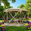Tente escamotable 11 x 11 pi avec toit amovible