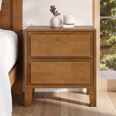 Knighten 24" W Solid Wood Nightstand