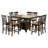 Sarok Dining Set in Brown and Tan-411163514