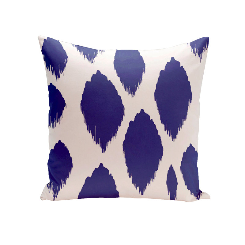 Housse et insert de coussin d'extérieur Abstract, H 18 po x l 18 po, Jaune