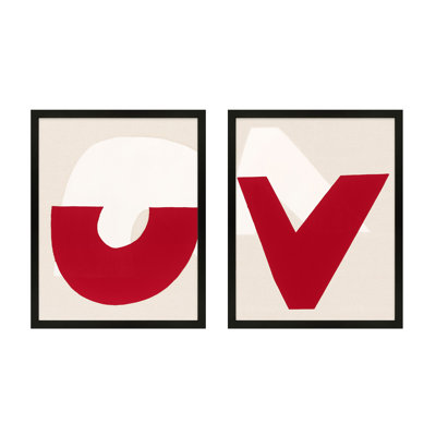 Elements In Red Set Of 2