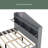 Leatricia Platform Storage Bed-201820091-201820090