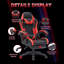 Ebern Designs Adjustable Reclining Ergonomic Faux Leather Swiveling PC & Racing Game Chair with Footrest-1019910879