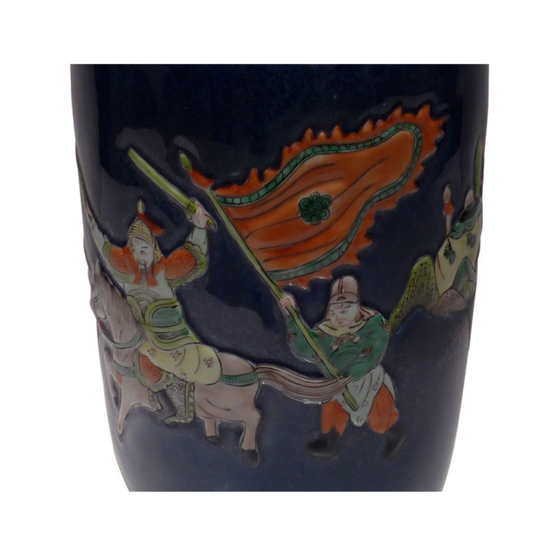 Vase «Warrior» bleu