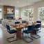 Chaise en velours Walsh-2007772990