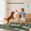 Oriental Area Rug, Vintage Low Pile Non-Slip Machine Washable Area Rug-1948027884-2064559666