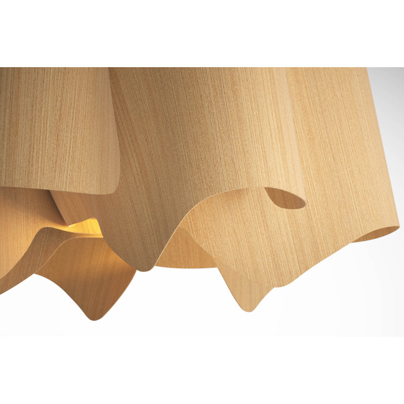 Luminaire suspendu unique à 1 lumière Camila, Cendré