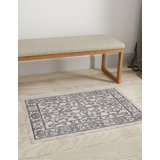 Traditional Policarpio Area Rug Ivory-Gray Color