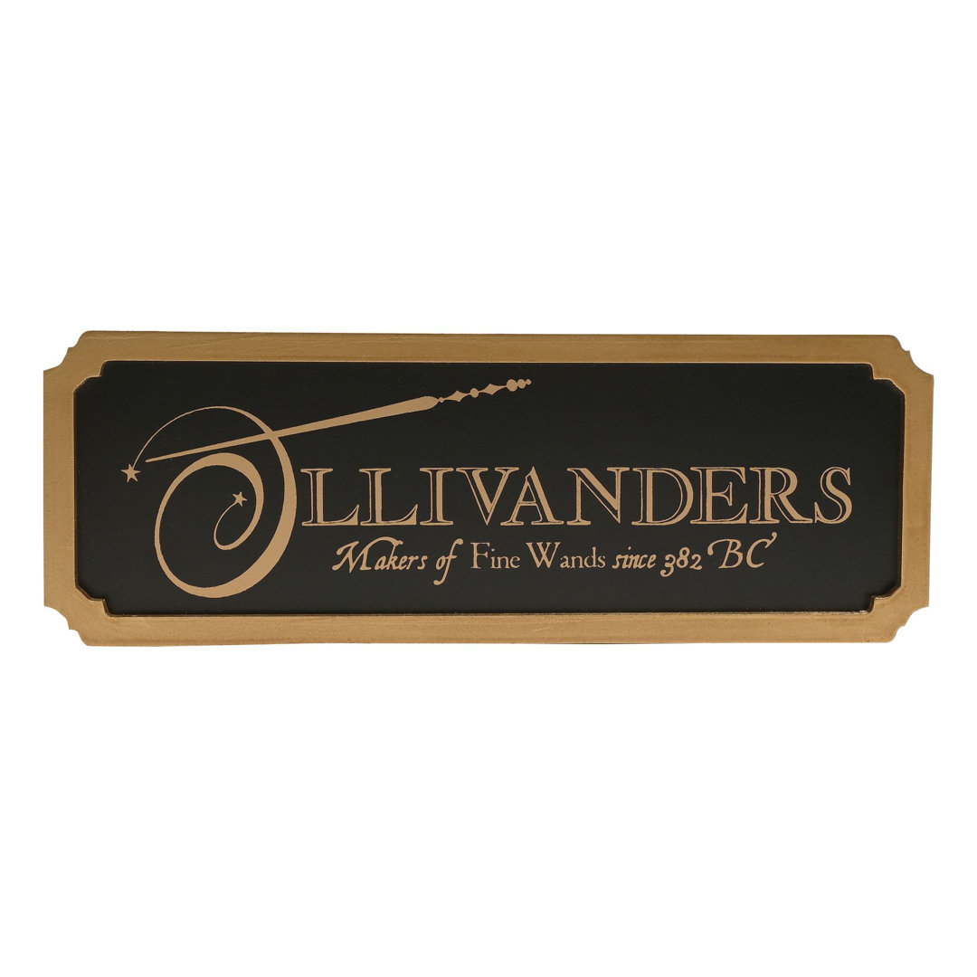 Holz-Wanddekoration Ladenschild Ollivanders